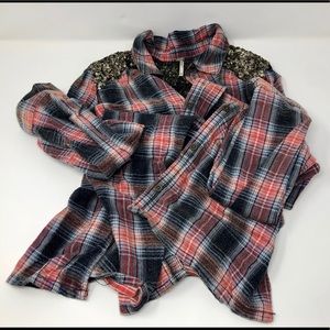 Free people flannel top